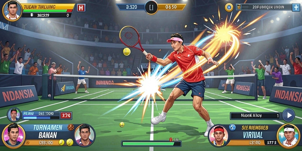 Visual yang menakjubkan dari dunia game BARU01.