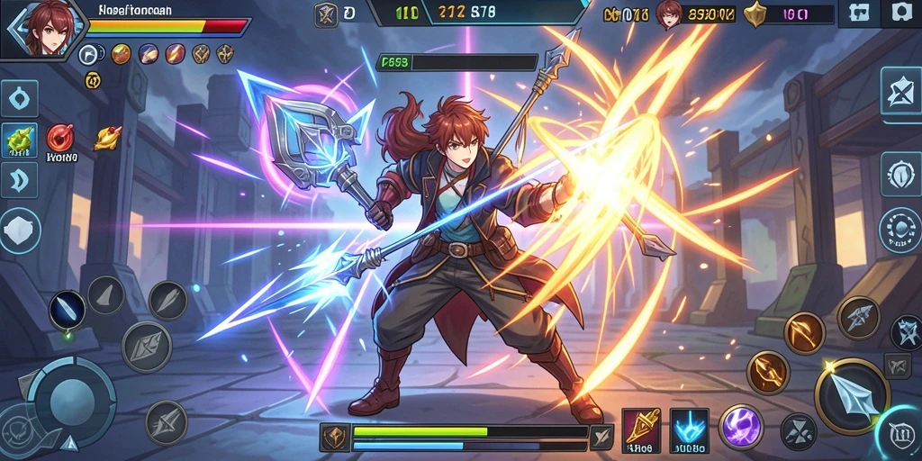 Screenshot ini menampilkan momen seru dalam mode multiplayer.