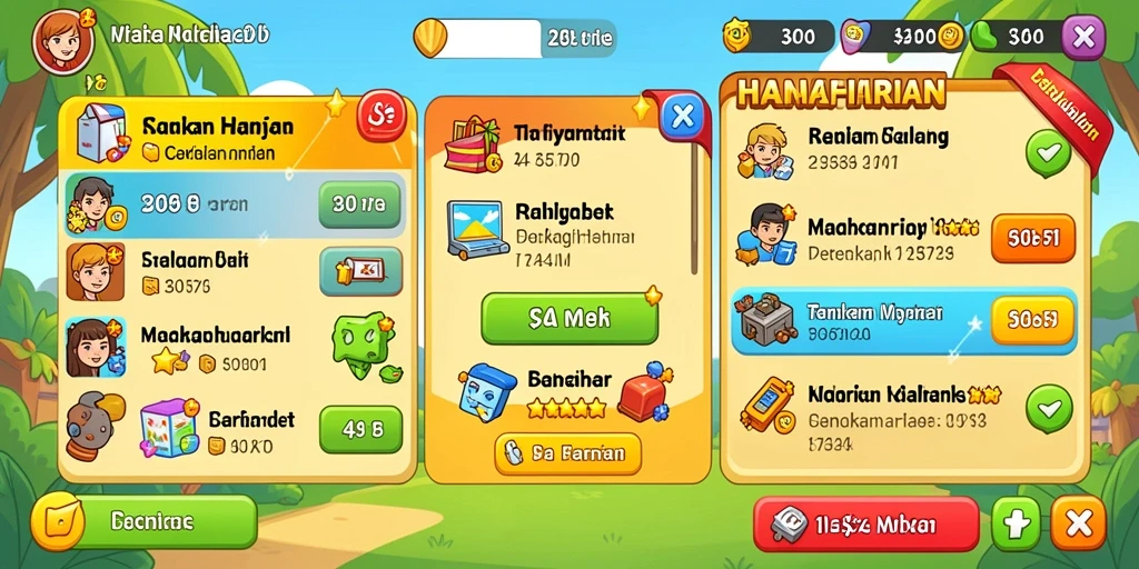 Mode permainan multiplayer yang seru dan kompetitif.