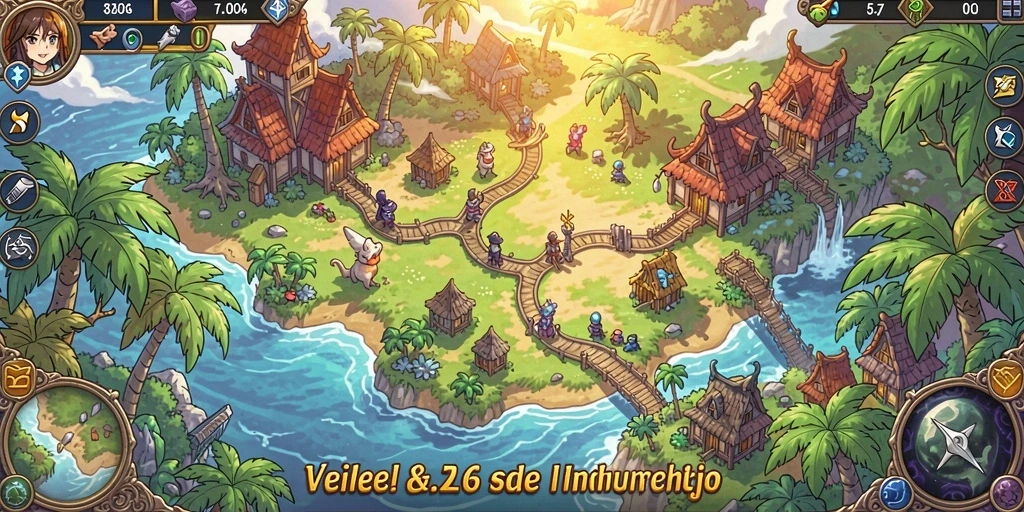 Pemandangan menarik dari salah satu level di game.