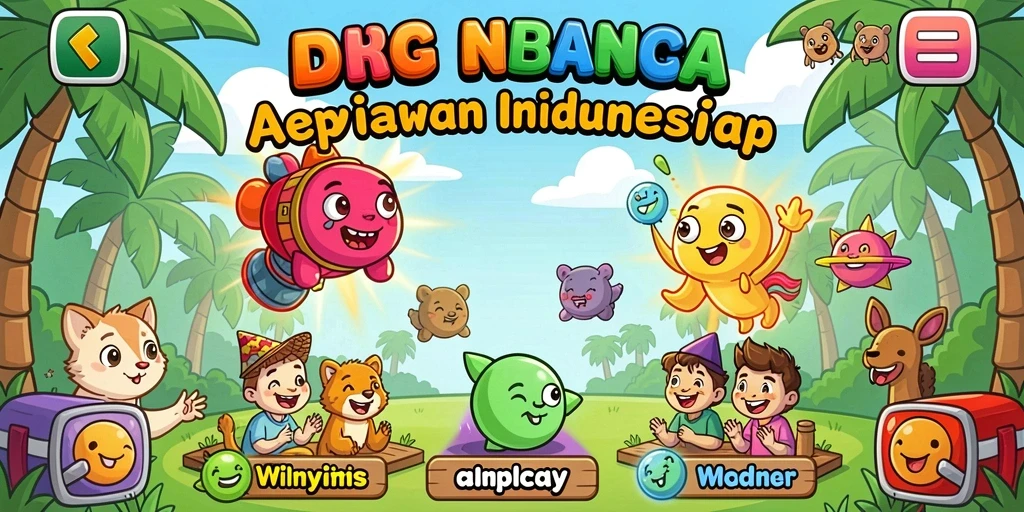 Peta permainan dengan level yang menantang.