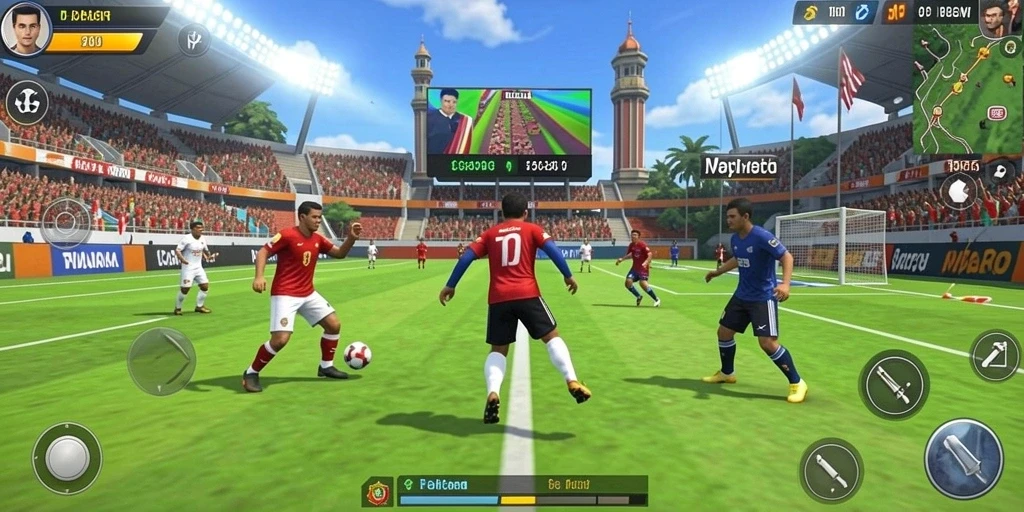 Grafis permainan yang memukau dan berkualitas tinggi.