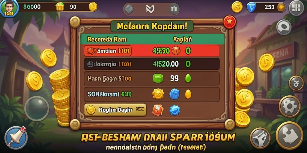 Screenshot menunjukkan pertempuran melawan monster yang menantang.