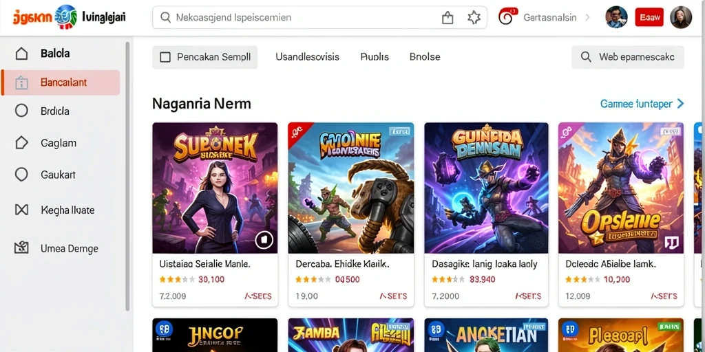 Fitur live chat untuk interaksi antar pemain.